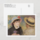 Boot Couple von Pierre Auguste Renoir Postkarte (Vorne/Hinten)