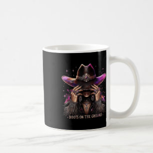 Boot Cowboy Stiefel auf dem Western Cowgirl Li Kaffeetasse