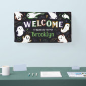 Boot-Day-Party von Fledermäusen und Geistern Willk Banner (Messe)