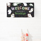 Boot-Day-Party von Fledermäusen und Geistern Willk Banner (InSitu)