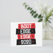 Boot Edge Edge 2020 Postkarte (Stehend Vorderseite)