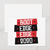 Boot Edge Edge 2020 Postkarte (Vorne/Hinten)