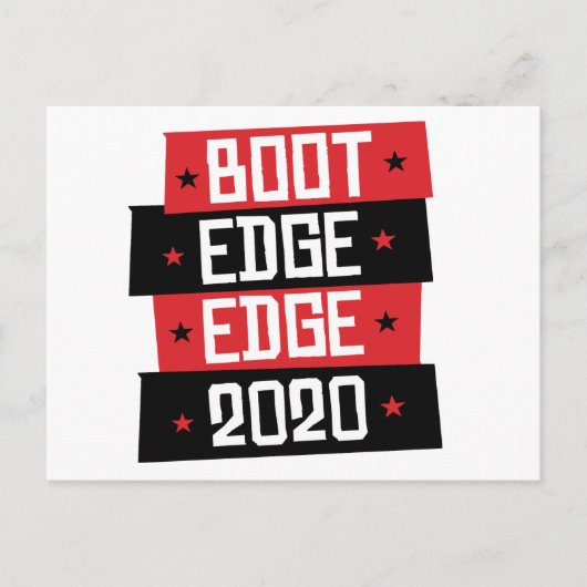 Boot Edge Edge 2020 Postkarte (Vorderseite)