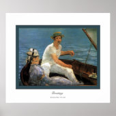 Boot ~ Edouard Manet Poster (Vorne)