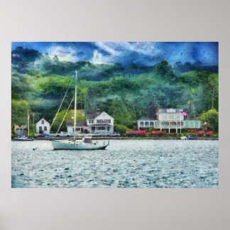 Boot - Ein guter Tag zum Segeln Poster