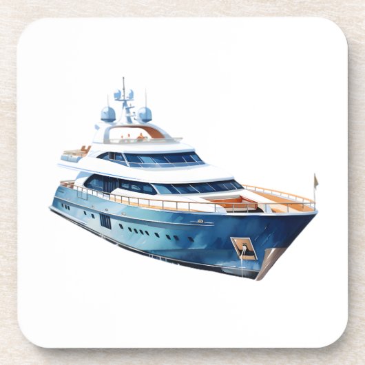 Boot Getränkeuntersetzer (Vorderseite)