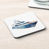 Boot Getränkeuntersetzer (Linke Seite)