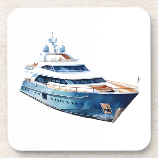 Boot Getränkeuntersetzer (Vorderseite)