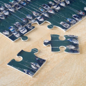 Boot-Hafen Luftbild Puzzle (Seite)