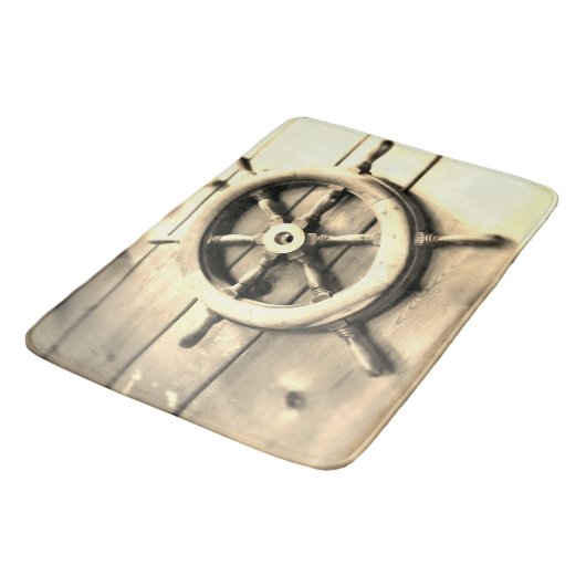 Boot Helm Bath Mat Badematte (Schrägansicht)