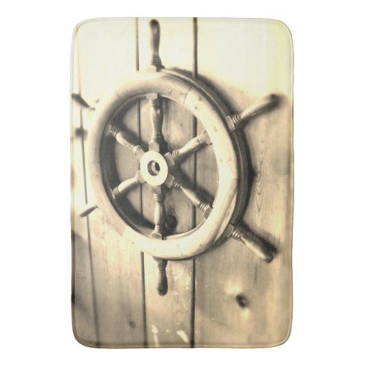 Boot Helm Bath Mat Badematte (Vorderseite Vertikal)