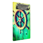 Boot Helm Mini Zwischenablage Mini Klemmbrett (Schrägansicht)