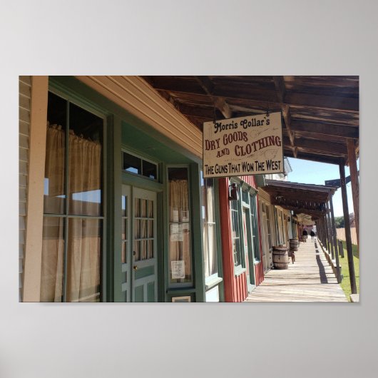 Boot Hill, Front Street, Dodge City, Kansas Poster (Vorne)
