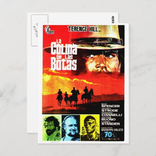 BOOT HILL POSTCARD POSTKARTE (Vorne/Hinten)