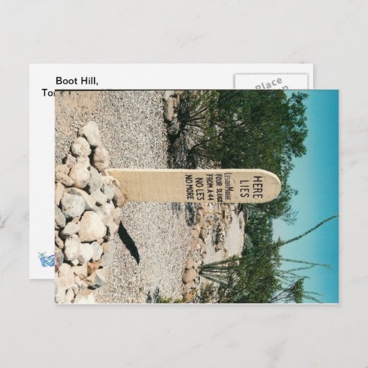 Boot Hill Postkarte (Vorne/Hinten)