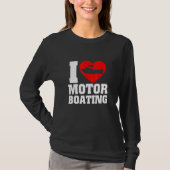 Boot-I-Liebe-Motorboot T-Shirt (Vorderseite)