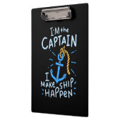 Boot - Ich bin der Kapitän Klemmbrett (Links)