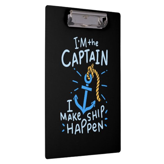 Boot - Ich bin der Kapitän Klemmbrett (Rechts)