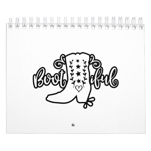 Boot-Ideal Cowgirl-Sprichworte Kalender (Titelbild)