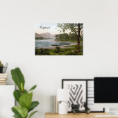 Boot im Lake District, England (1900) Poster (Heimbüro)