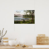 Boot im Lake District, England (1900) Poster (Küche)