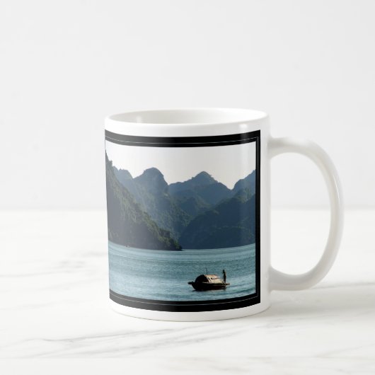 Boot in Halong Bucht Kaffeetasse (Rechts)