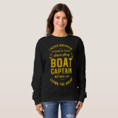 Boot-Kapitän Bootbesitzer Sweatshirt (Vorne ganz)