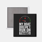 Boot läuft nicht mit Danke Boating Captain Boot Be Magnet (Vorderseite/Rückseite)