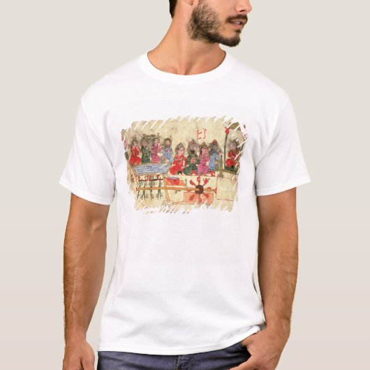 Boot mit Automaten, Illustration T-Shirt (Vorderseite)