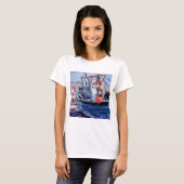 Boot mit roter Boje T-Shirt (Vorne ganz)