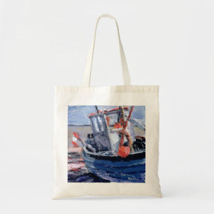 Boot mit roter Boje Tragetasche