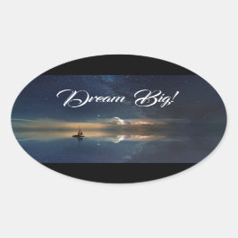 Boot Ovaler Aufkleber