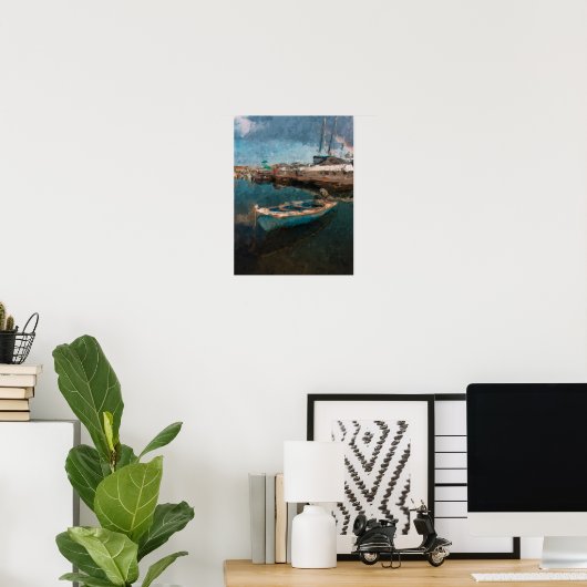 Boot Poster (Heimbüro)