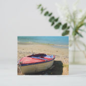 Boot Postkarte (Stehend Vorderseite)