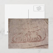 Boot Postkarte (Vorne/Hinten)