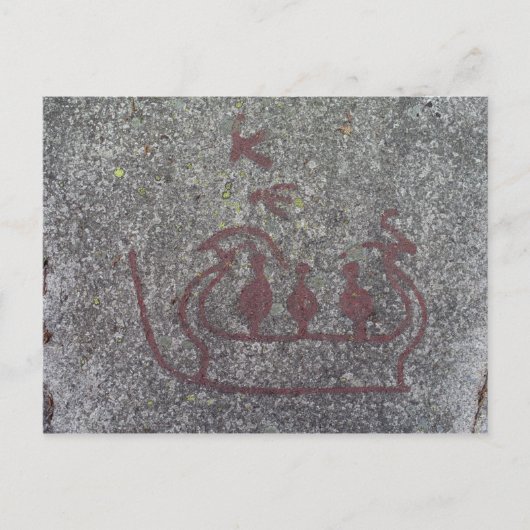 Boot Postkarte (Vorderseite)