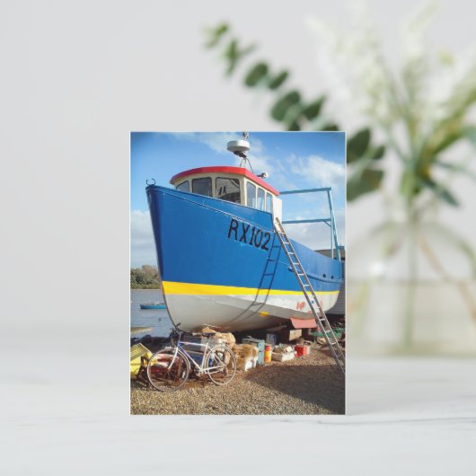 Boot Postkarte (Stehend Vorderseite)