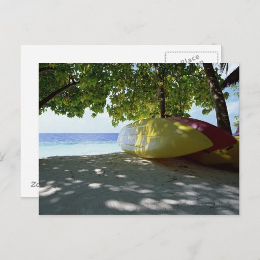 Boot Postkarte (Vorne/Hinten)