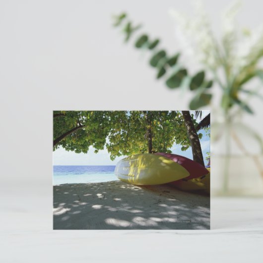 Boot Postkarte (Stehend Vorderseite)