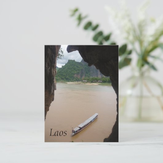 Boot Postkarte (Stehend Vorderseite)