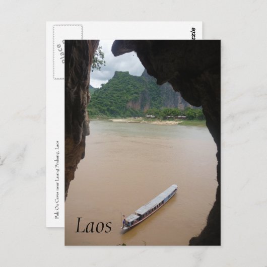 Boot Postkarte (Vorne/Hinten)