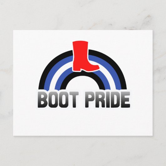Boot Pride Postkarte (Vorderseite)