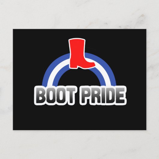 Boot Pride Postkarte (Vorderseite)