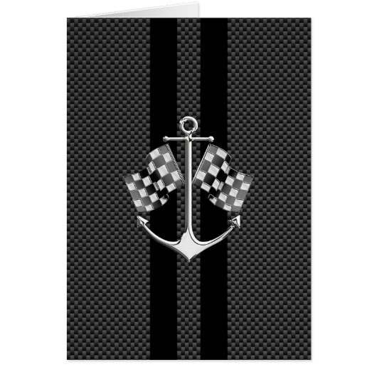 Boot-Racing-Nautik im Carbon Fibre-Stil (Vorne)