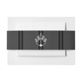 Boot-Racing-Nautik im Carbon Fibre-Stil Einladungsbanderole (Vorderseite Beispiel)