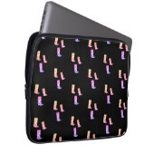 Boot Scoot Laptop-Hülle (Schwarz) Laptopschutzhülle (Vorne Rechts)