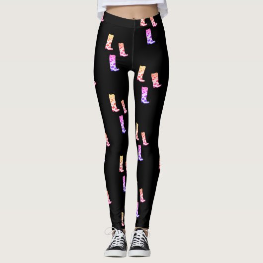 Boot Scoot Leggings (Black) (Vorderseite)