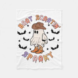 Boot Scoot Spooky Funny Western Halloween Cowboy G Fleecedecke