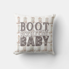 Boot Scootin' Baby - Cowboy/Cowgirl Boots Kissen