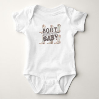 Boot Scootin' Baby - Cowboy/Cowgirl Boots Strampler